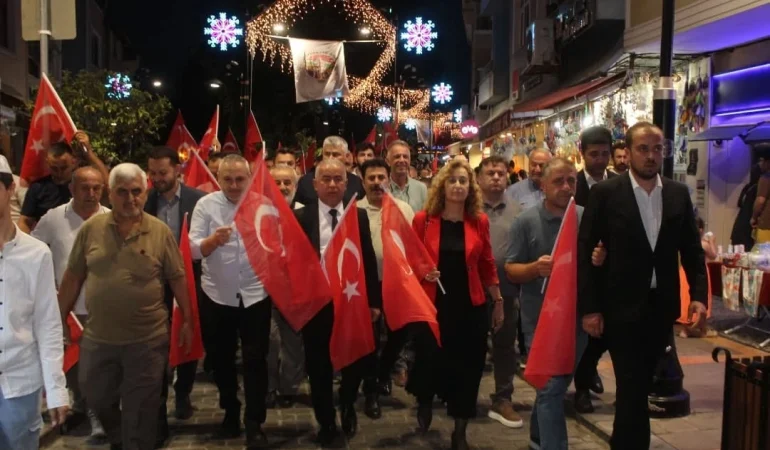 İstanbul Şile 'Milli Birlik' kortejinde buluştu