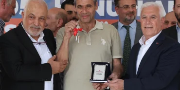 Bursa'daki büyük dönüşümde ilk anahtarlar teslim edildi